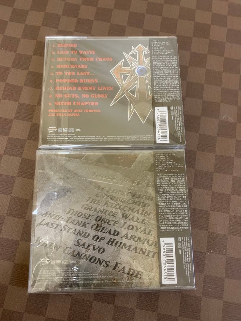BOLT THROWER CD 2枚組セット
