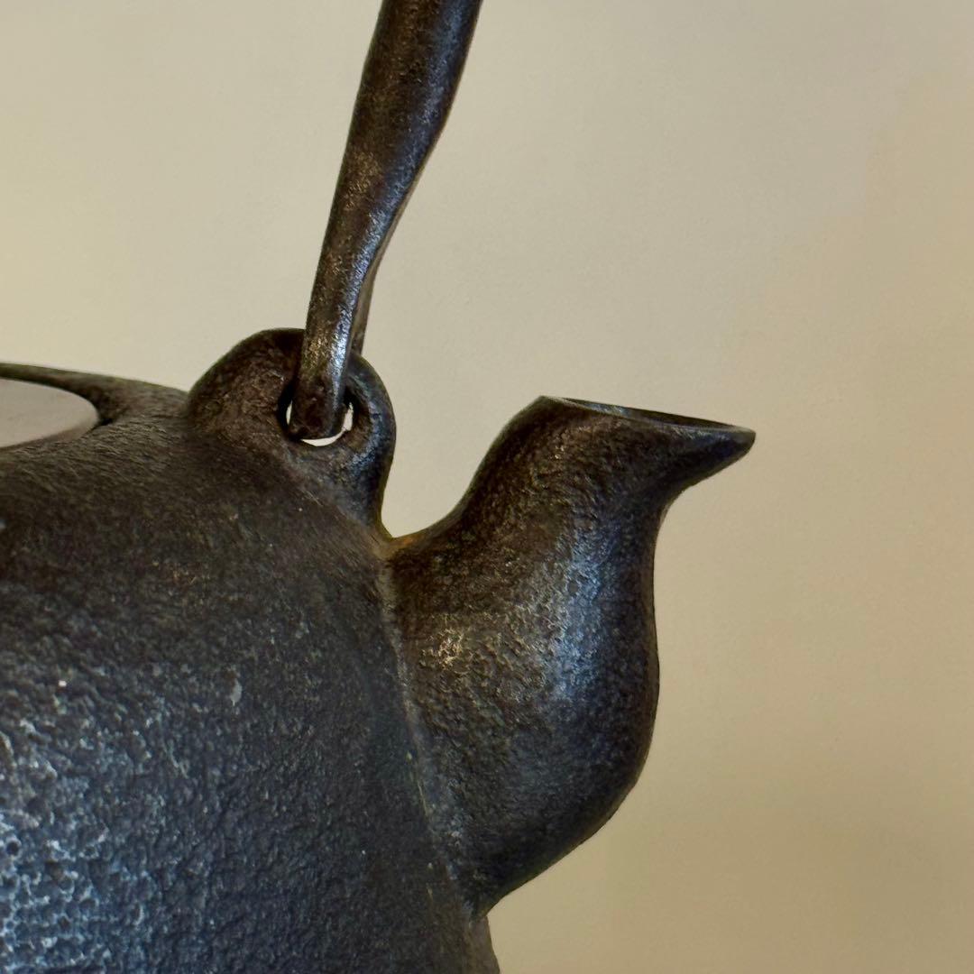 菊池政光 作 焼瓶 鉄瓶 釜師 人間国宝 髙橋敬典 茶道具