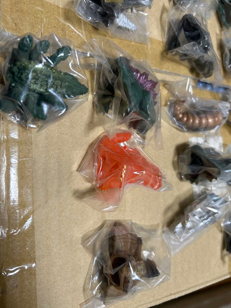 ゴジラ総攻撃 ゴジラ総進撃 指人形 ソフビ フィギュア GODZILLA 25体