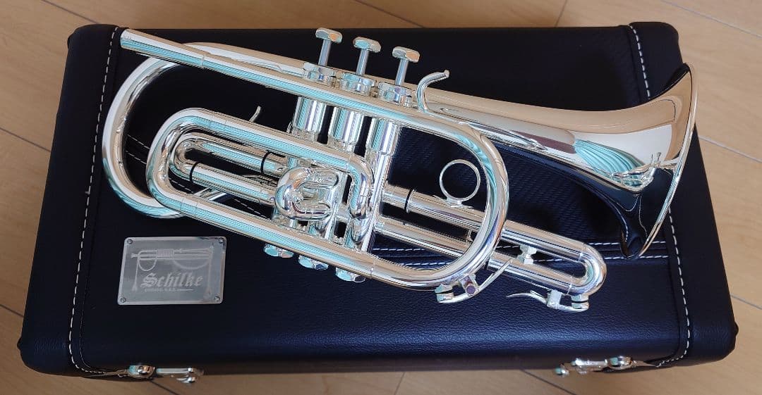 完全新品：Schilke コルネット シングルケース(鍵付き)