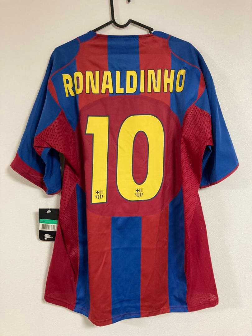 バルセロナ04/05（H）CLモデル #10 RONALDINHO 選手支給品