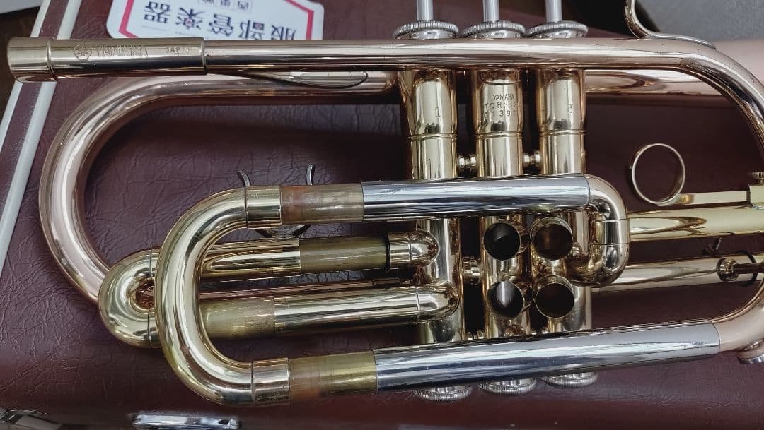 YAMAHA ロングコルネット　YCR-334 赤ベル