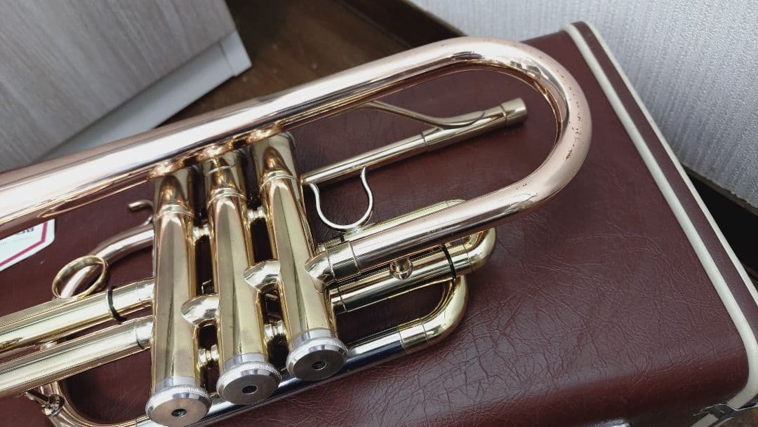 YAMAHA ロングコルネット　YCR-334 赤ベル