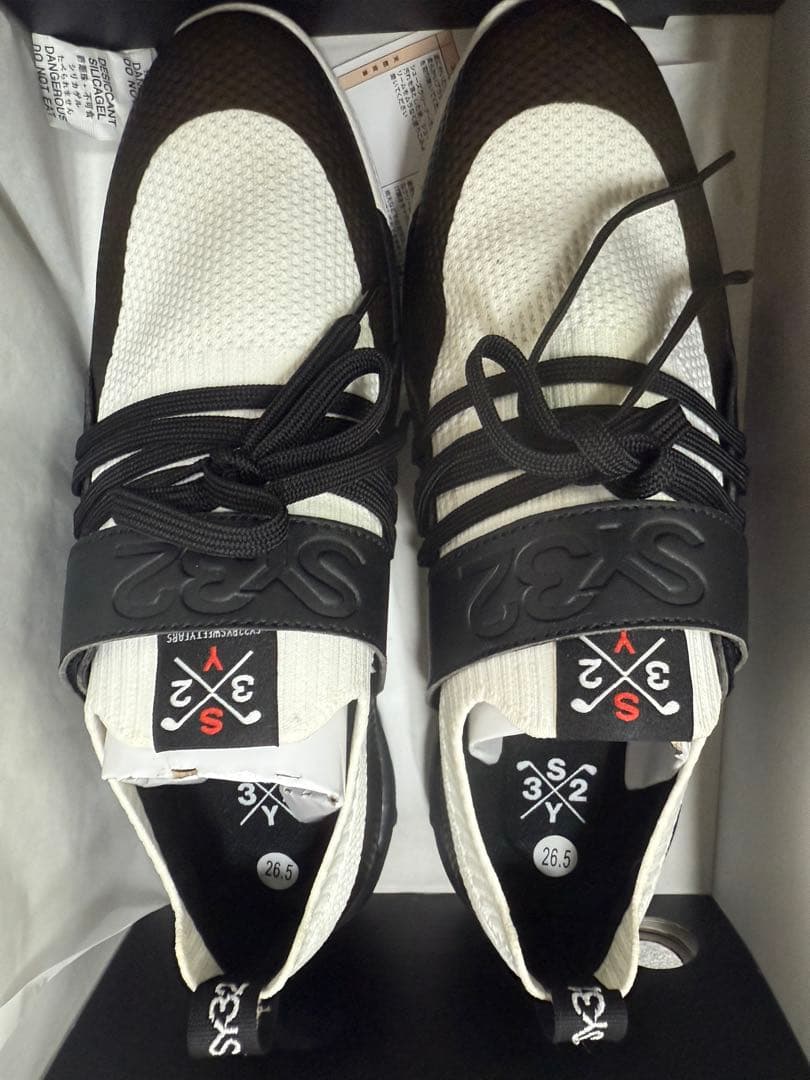 半額‼︎SY32 ゴルフシューズ 26.5cm ホワイト/ブラック