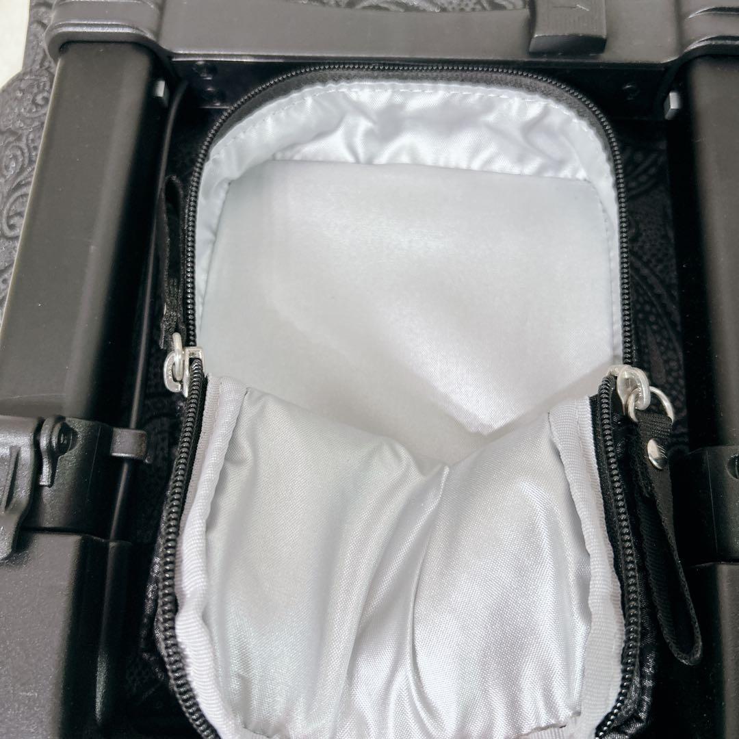 美品 SWANY スワニー キャリー バッグ ペイズリー柄 ストッパー付き 保冷