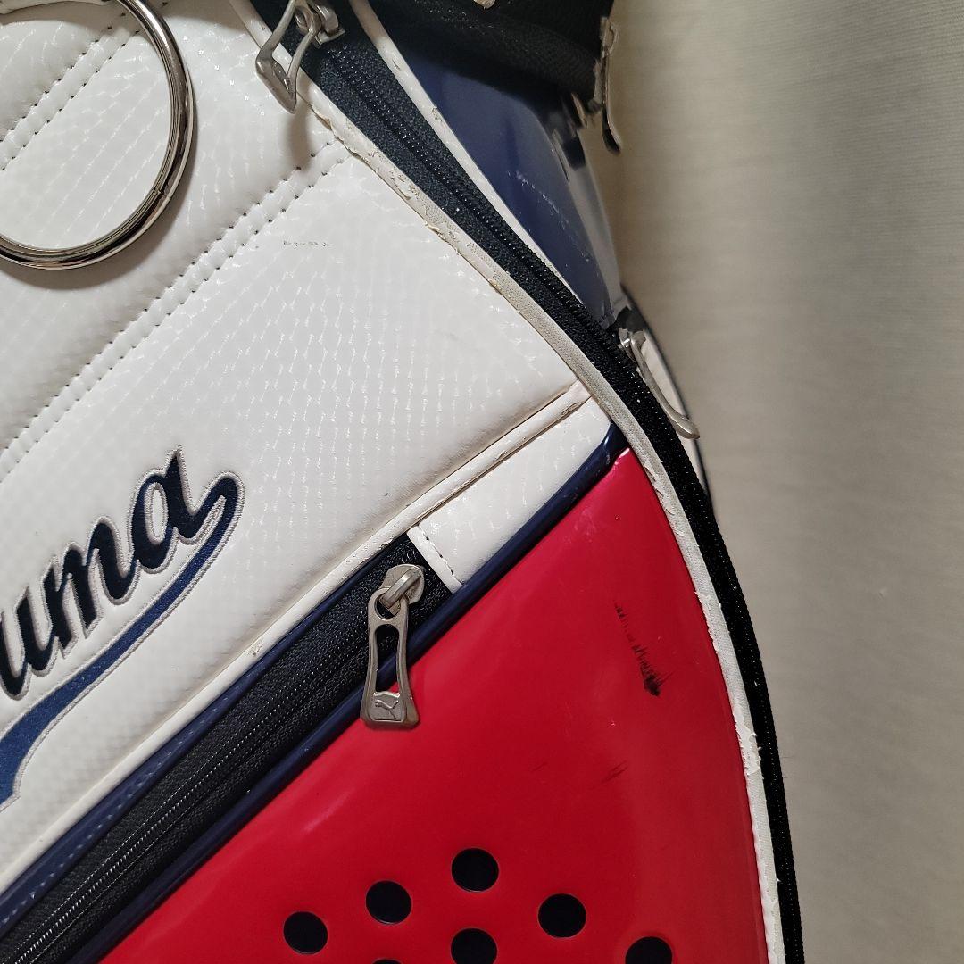 Puma キャディバッグ ホワイト/レッド