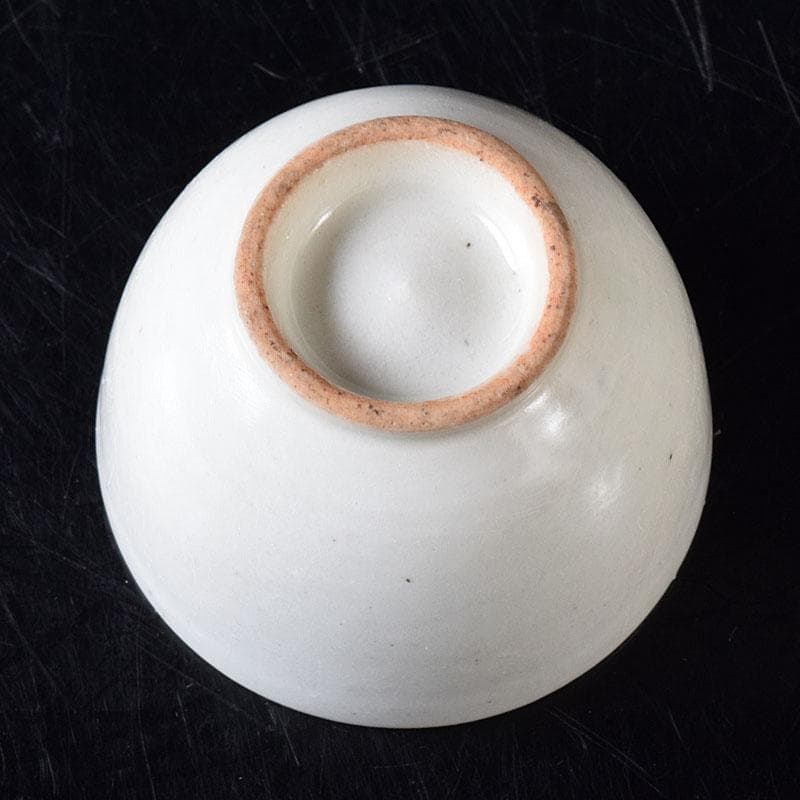 朝鮮美術　李朝　高麗白磁　寿字文酒盃　V　R8315