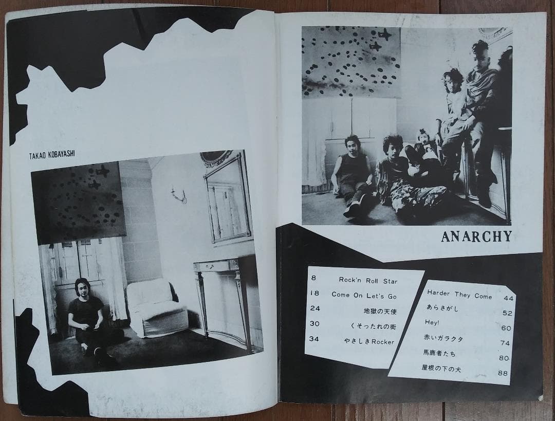 アナーキー　バンドスコア　ANARCHISM