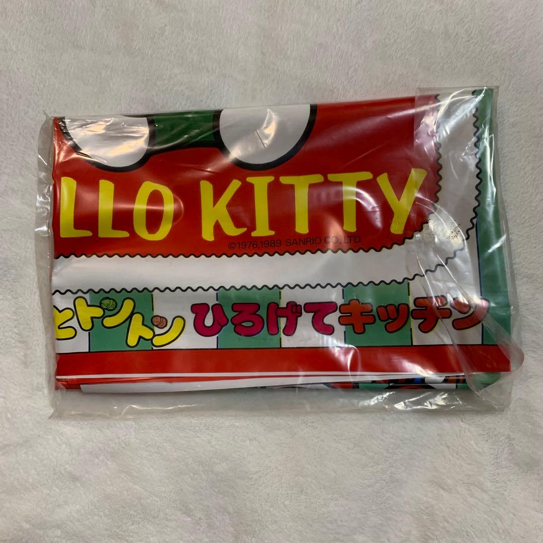 【1989年製　サンリオ旧ロゴ】ハローキティ　ままごとトントン　ひろげてキッチン