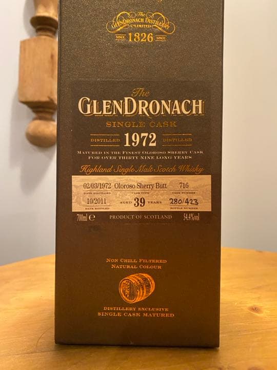 グレンドロナック 1972 オロロソシェリーバット