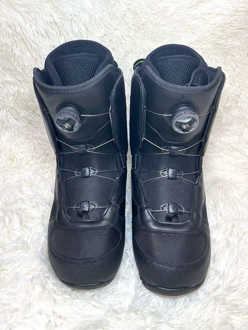LASTARTS ブラック スノボ　ボア　雪遊び　スノーボードブーツ　27.5