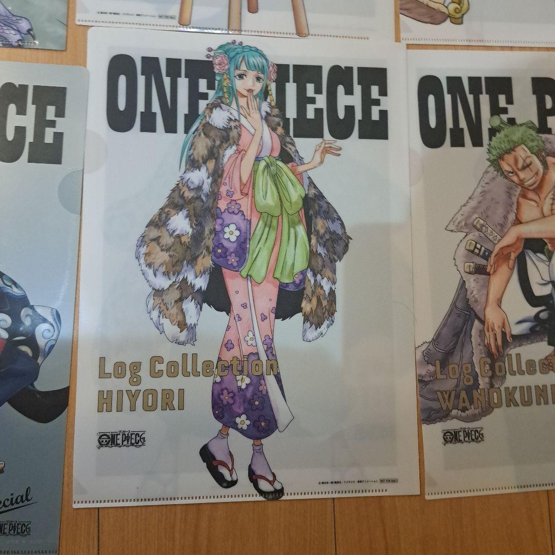 ワンピース　ログコレクション　購入特典　クリアファイル　8点セット