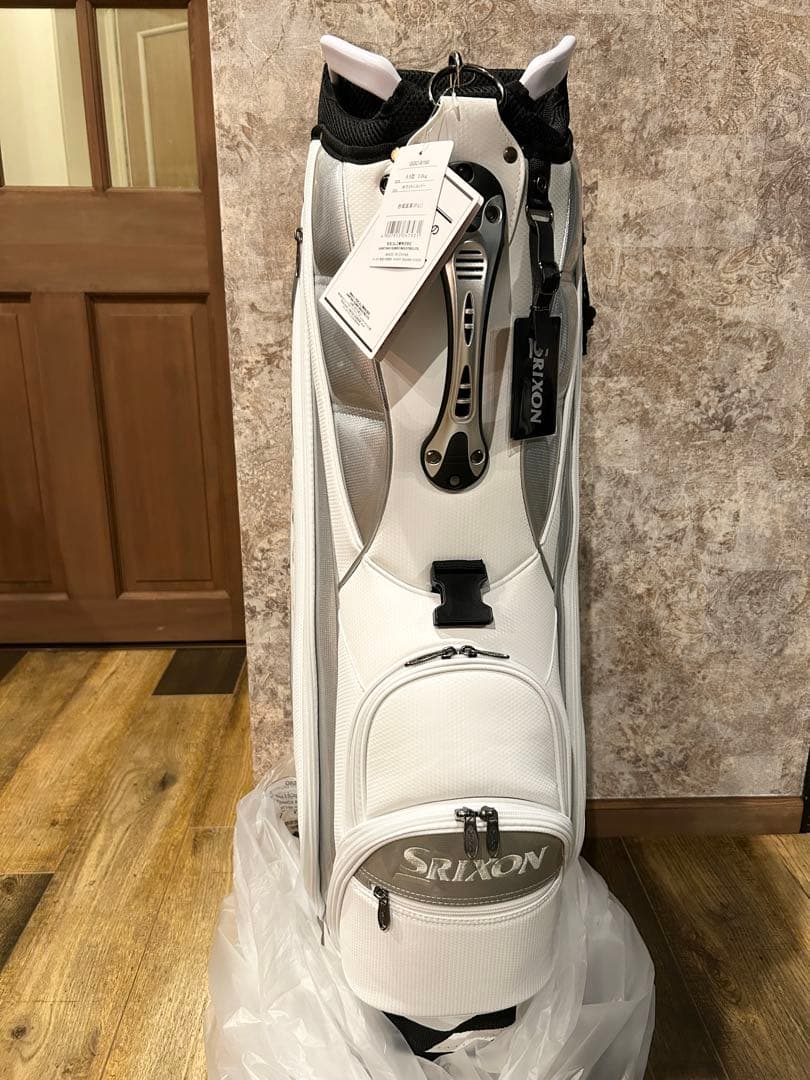 Srixon ゴルフバッグ 9.5型 ホワイトシルバー