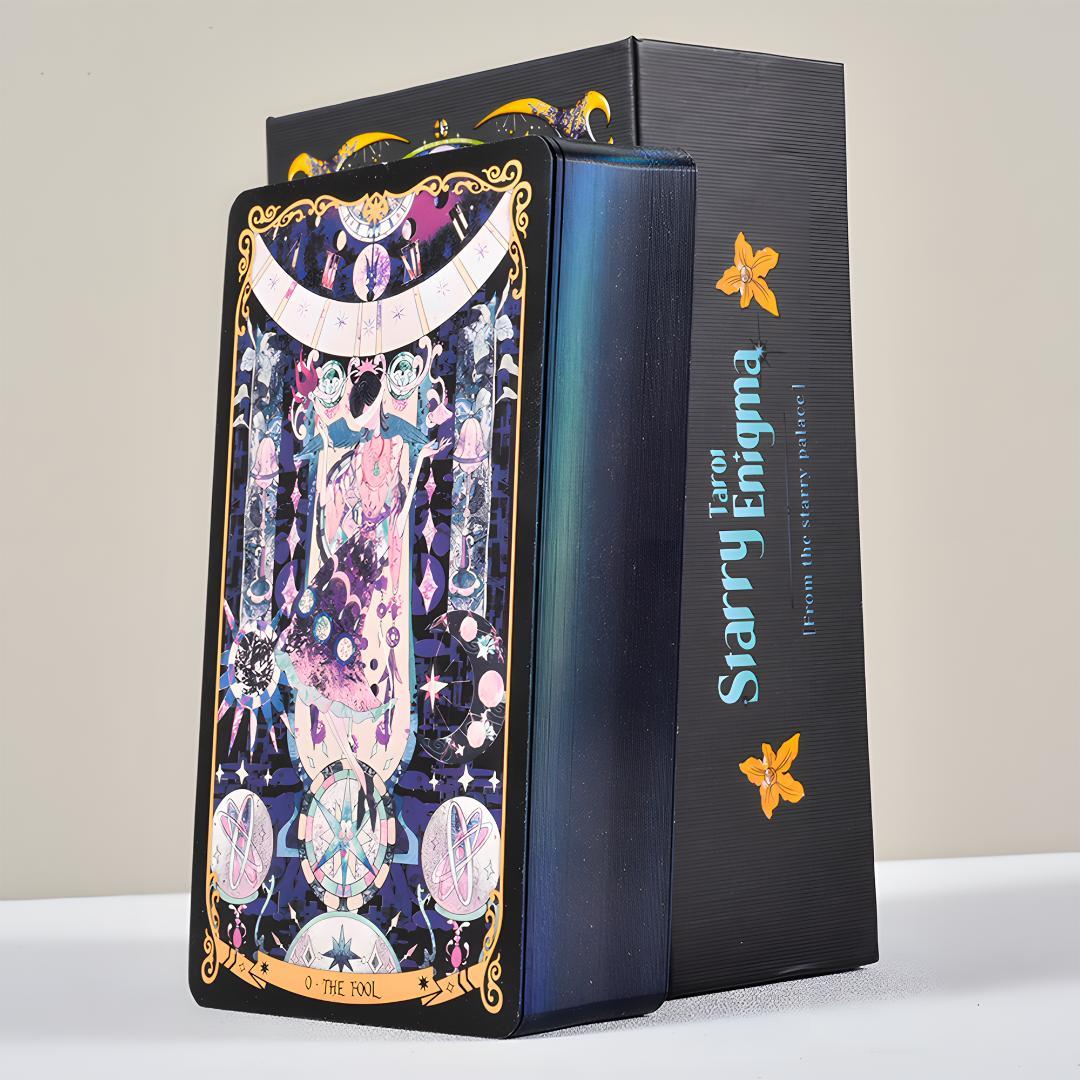 【正規品タロットカード】星々が煌めく幻想美✨星降る王国の物語のデッキ／デラックス