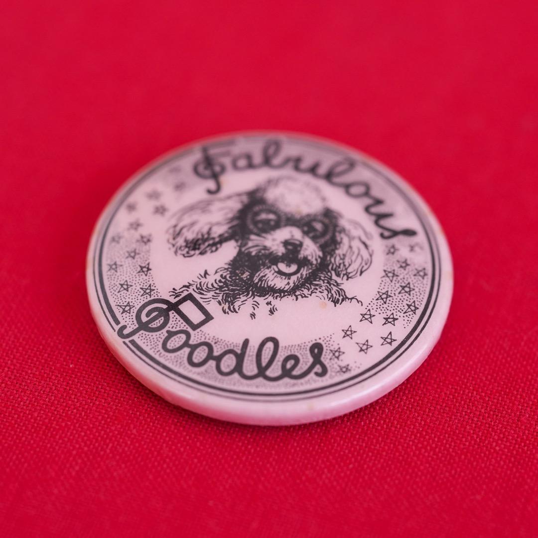 超レア 本物 藤原ヒロシ ヴィンテージ Poodles オリジナル バッジ