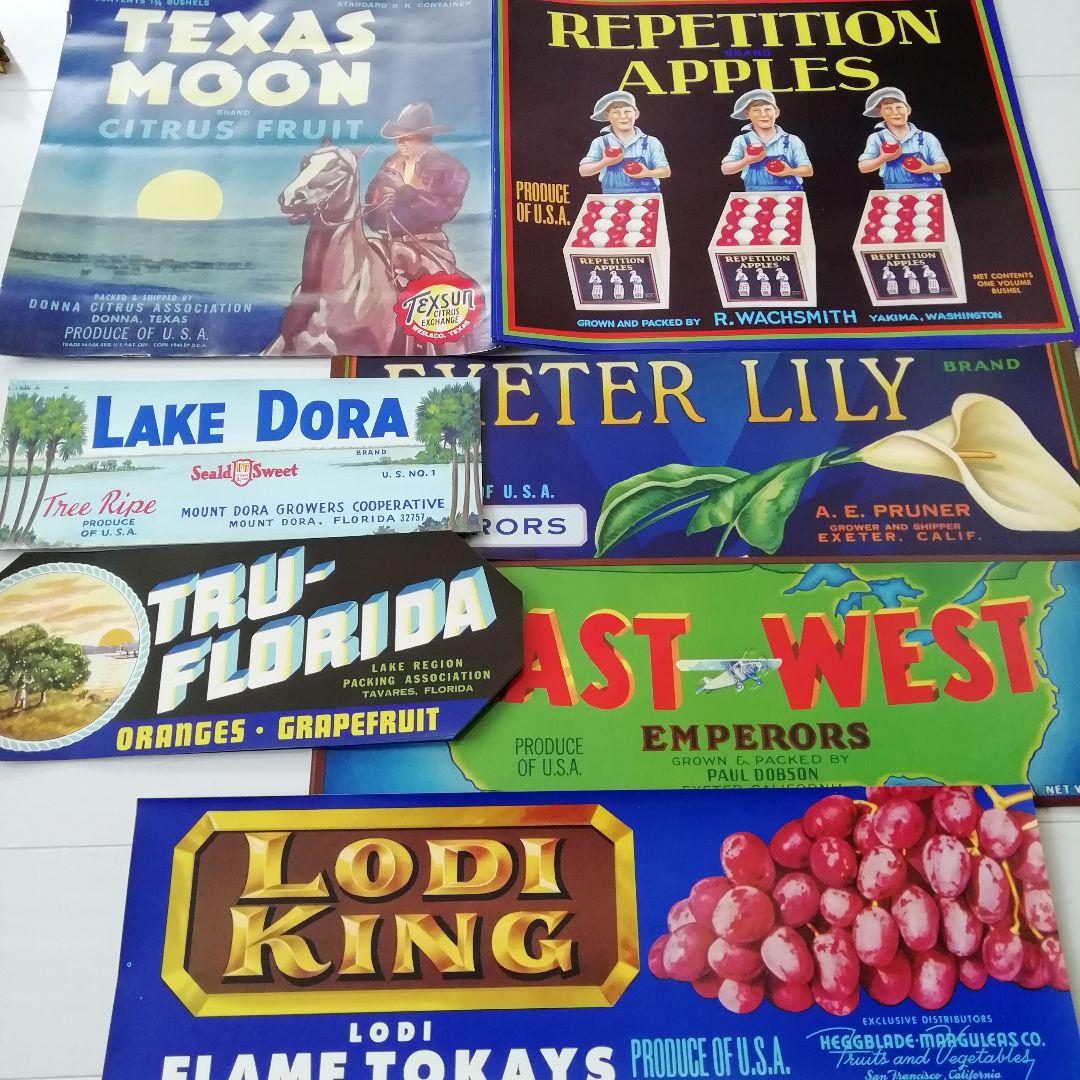 大きなラベルと長いラベル300枚くらい☆海外ヴィンテージ　紙モノ　蚤の市　セット