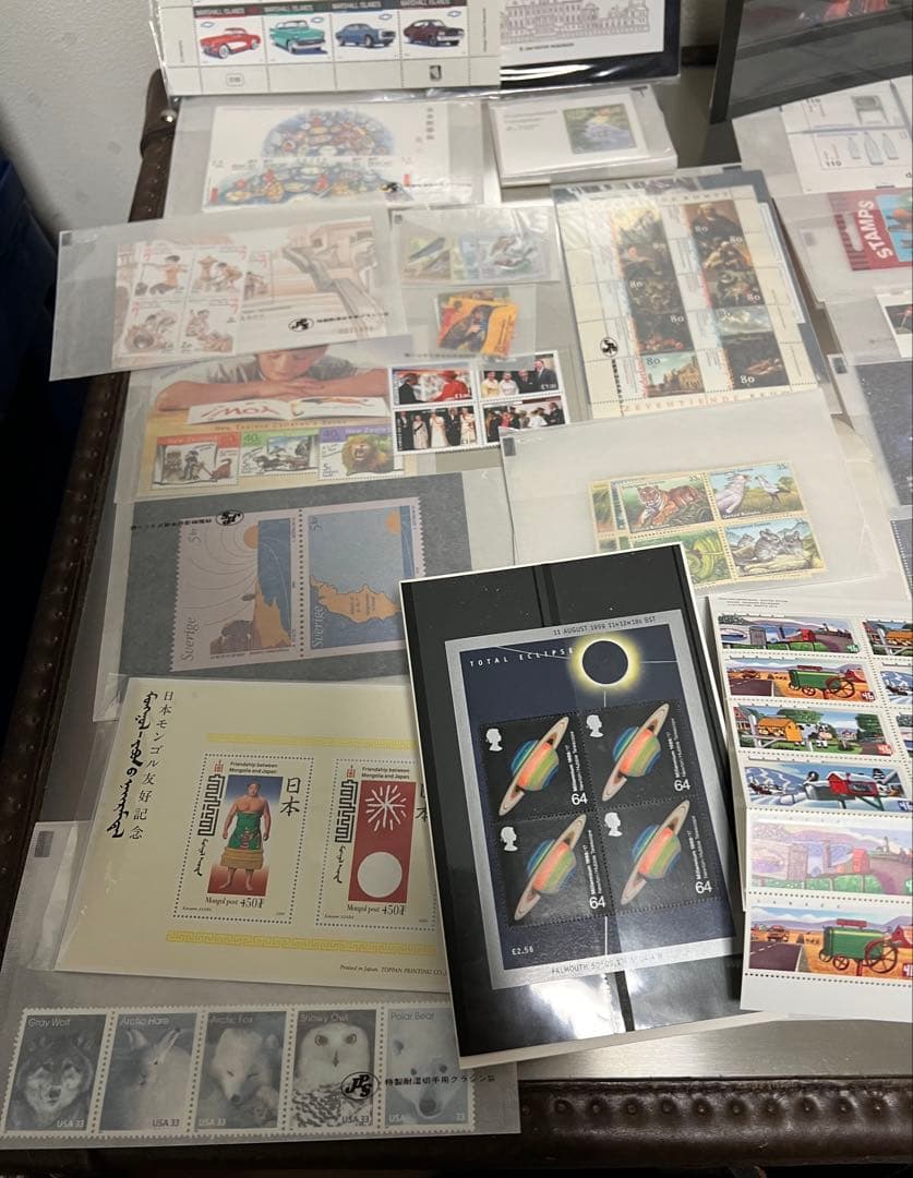 外国切手　未使用　まとめ売り　イギリス　中国　アメリカ　香港　ユーロ　切手