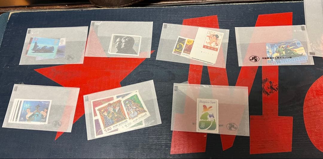 外国切手　未使用　まとめ売り　イギリス　中国　アメリカ　香港　ユーロ　切手