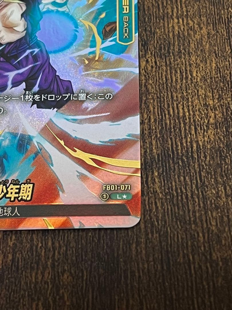 ドラゴンボールカードゲーム覚醒の鼓動 孫悟飯 少年期リーダーパラレル