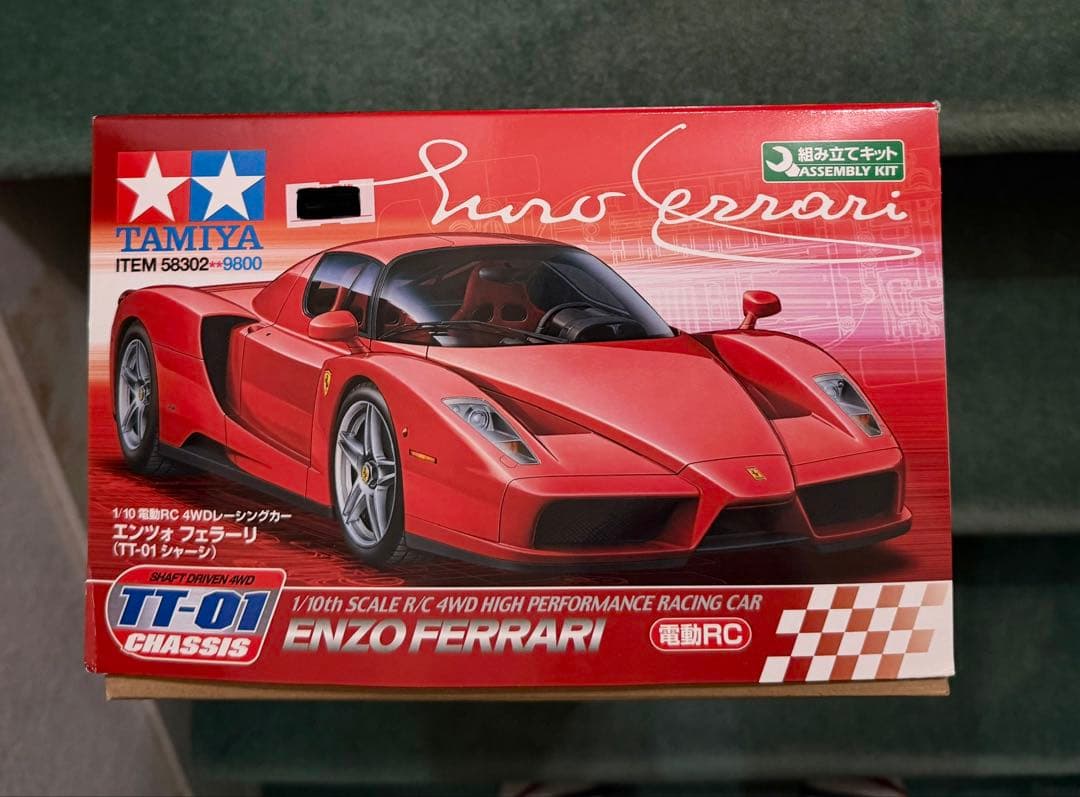 未組み立て●タミヤ★エンツォフェラーリ TT-01シャーシ 1/10スケール