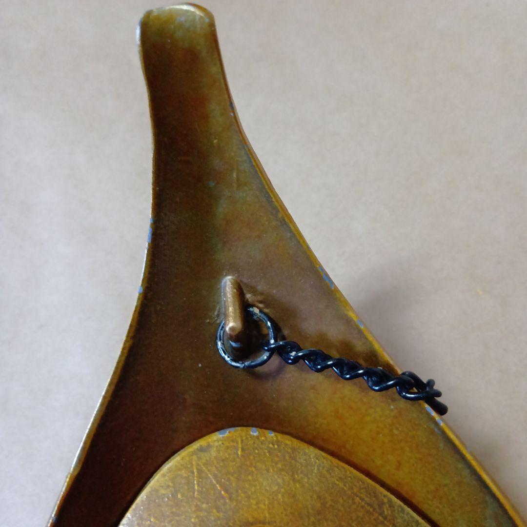 茶道具　唐銅吊舟花入