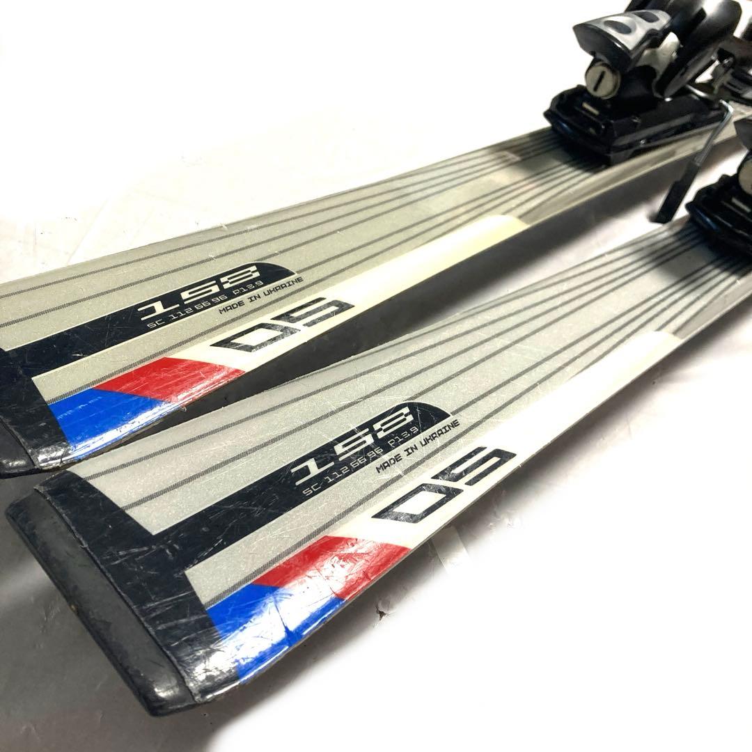 スキー3点セット4点スキー板158cm 靴25.5cmメンズレディース男女