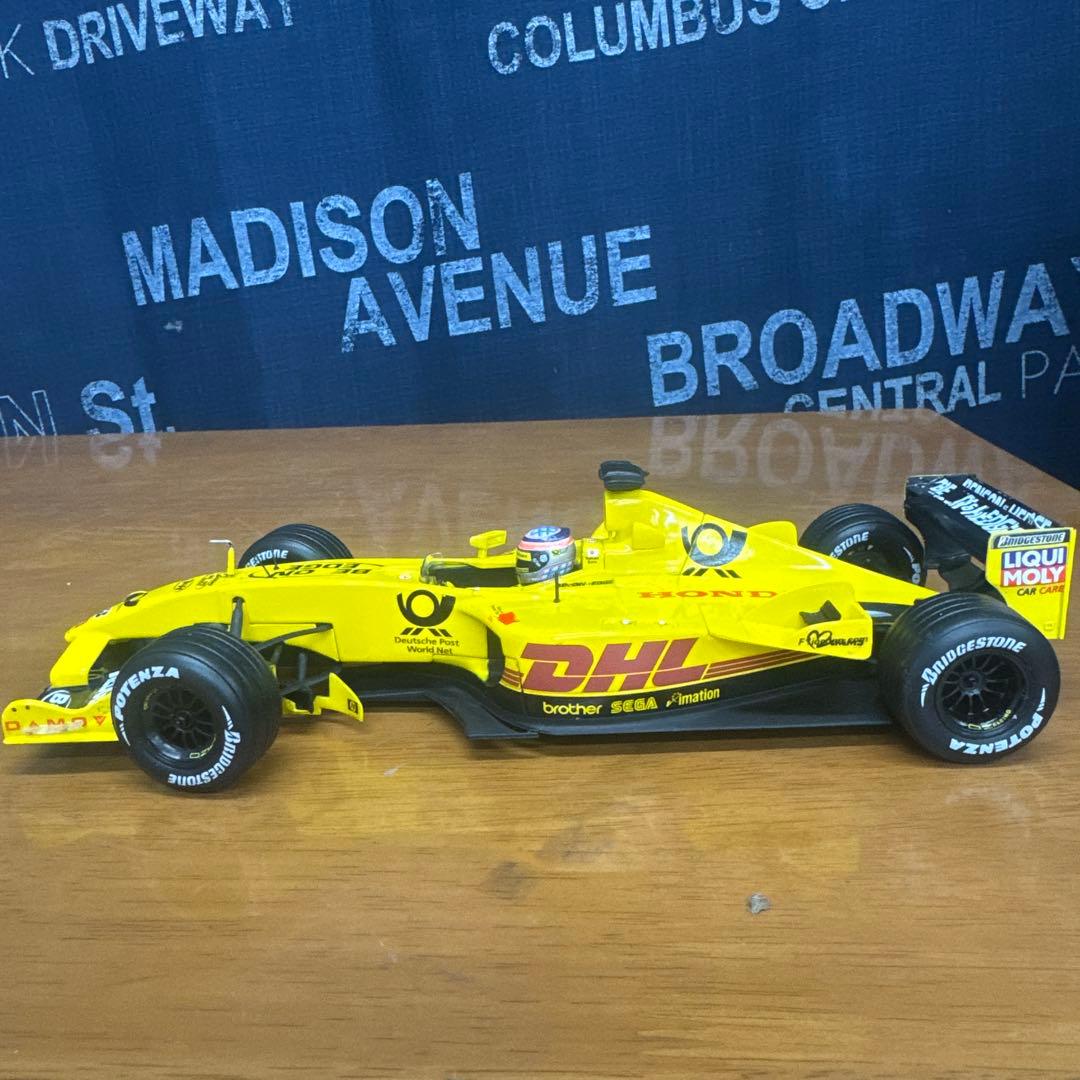 ミニカー Hotweels F1 Jordan ej12 2002
