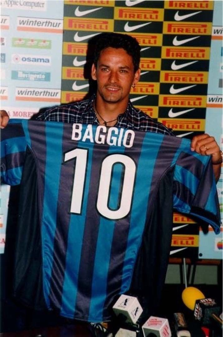 1997/1998 インテル•ミラノ ユニフォーム ロベルト•バッジョ Lサイズ