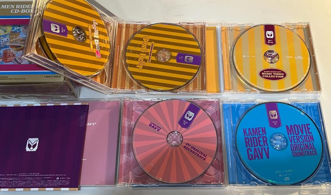 仮面ライダーガヴ CD-BOX (AL6枚組+Blu-ray Disc)