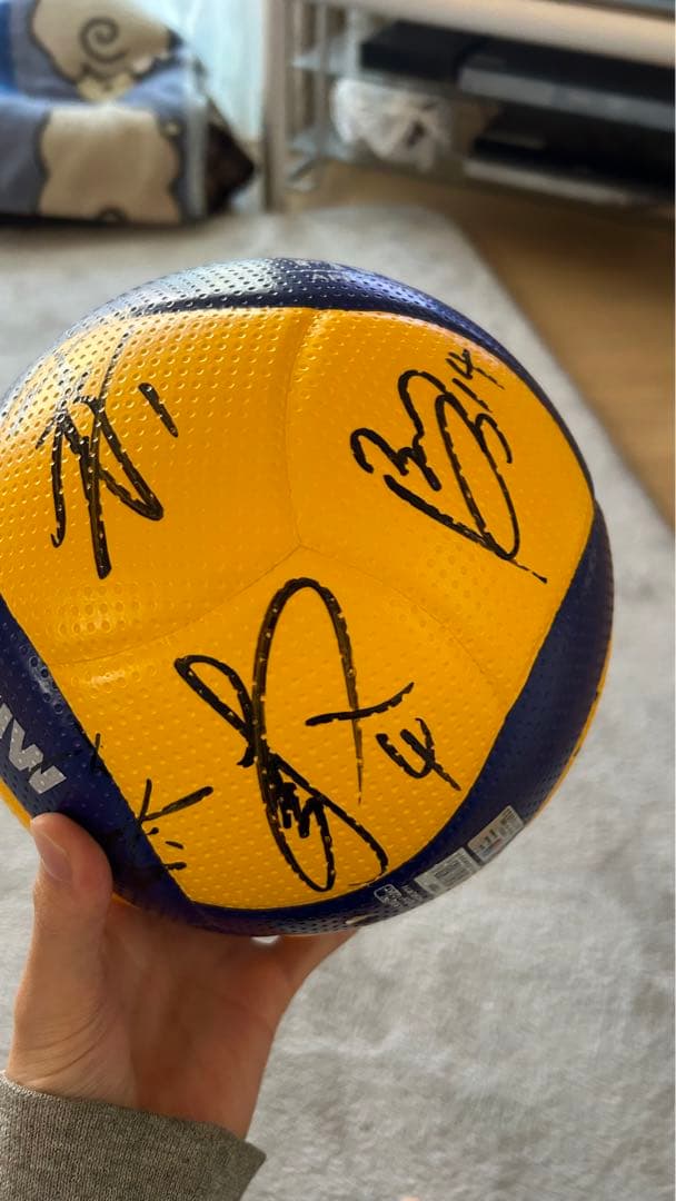 WOLFDOGS NAGOYA ウルフドッグス名古屋 選抜選手 直筆サインボール