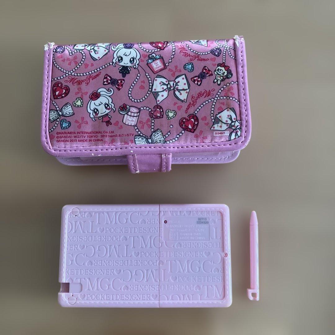 たまごっち ポケットデザイナー ペンタッチ手帳　メゾピアノ専用カバーつき