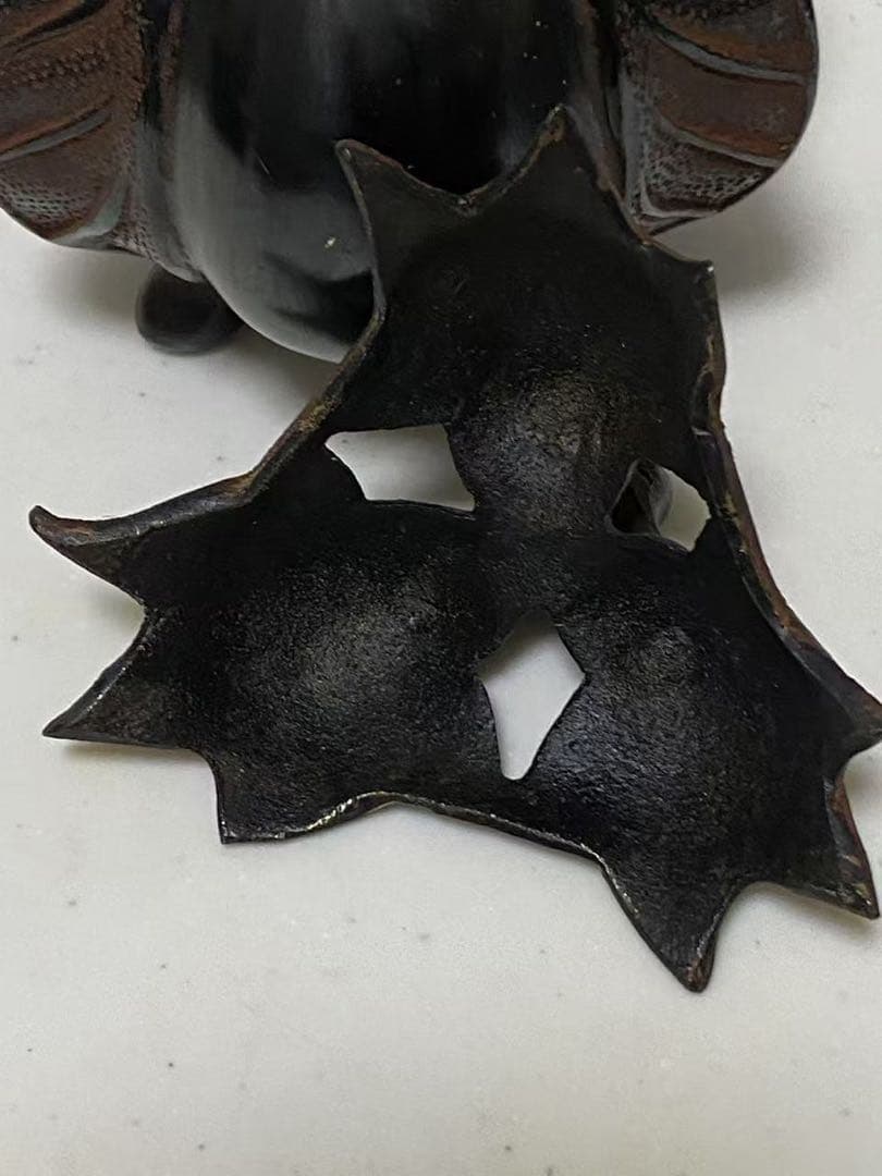 高岡銅器 香炉 三ナス香炉 時代物