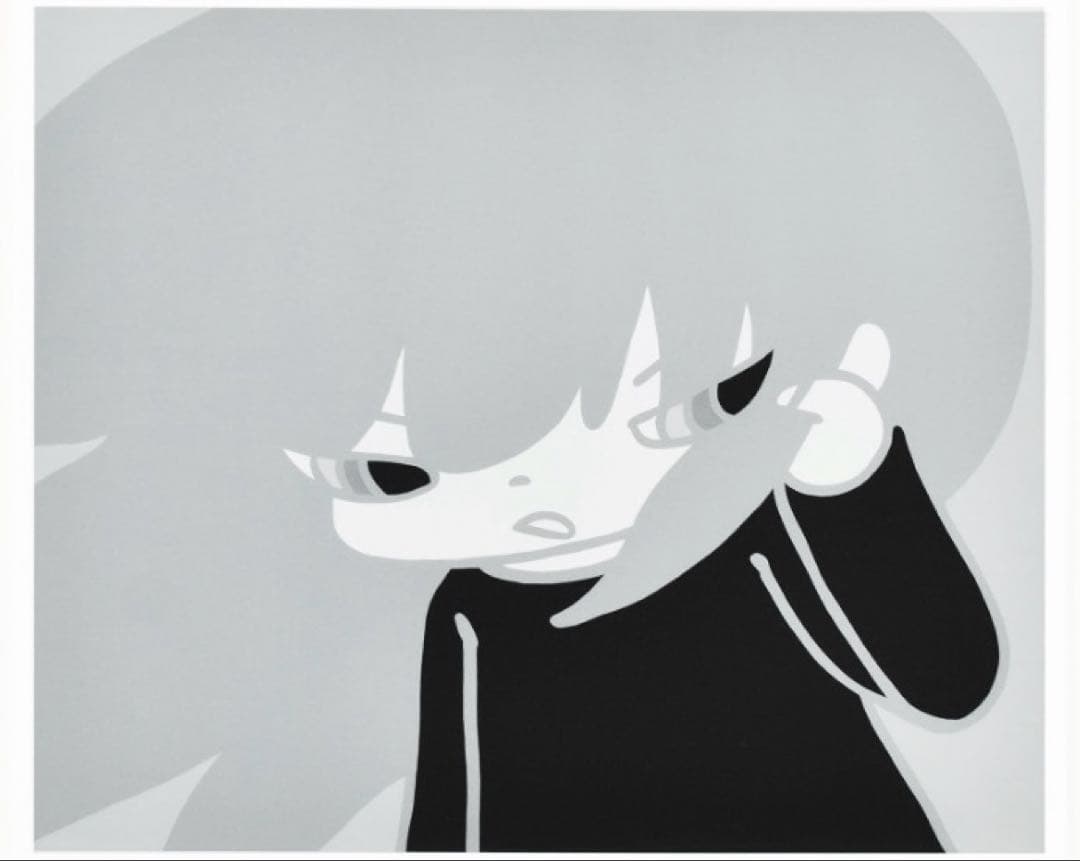 カメチカメ男 デジタルプリント 3点セット 額付き ED30 奈良美智