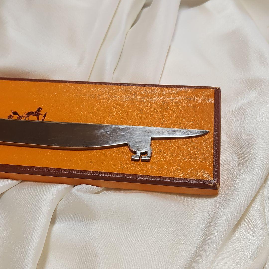 エルメス　ヴィンテージ　ペーパーナイフ　ダックスフンド