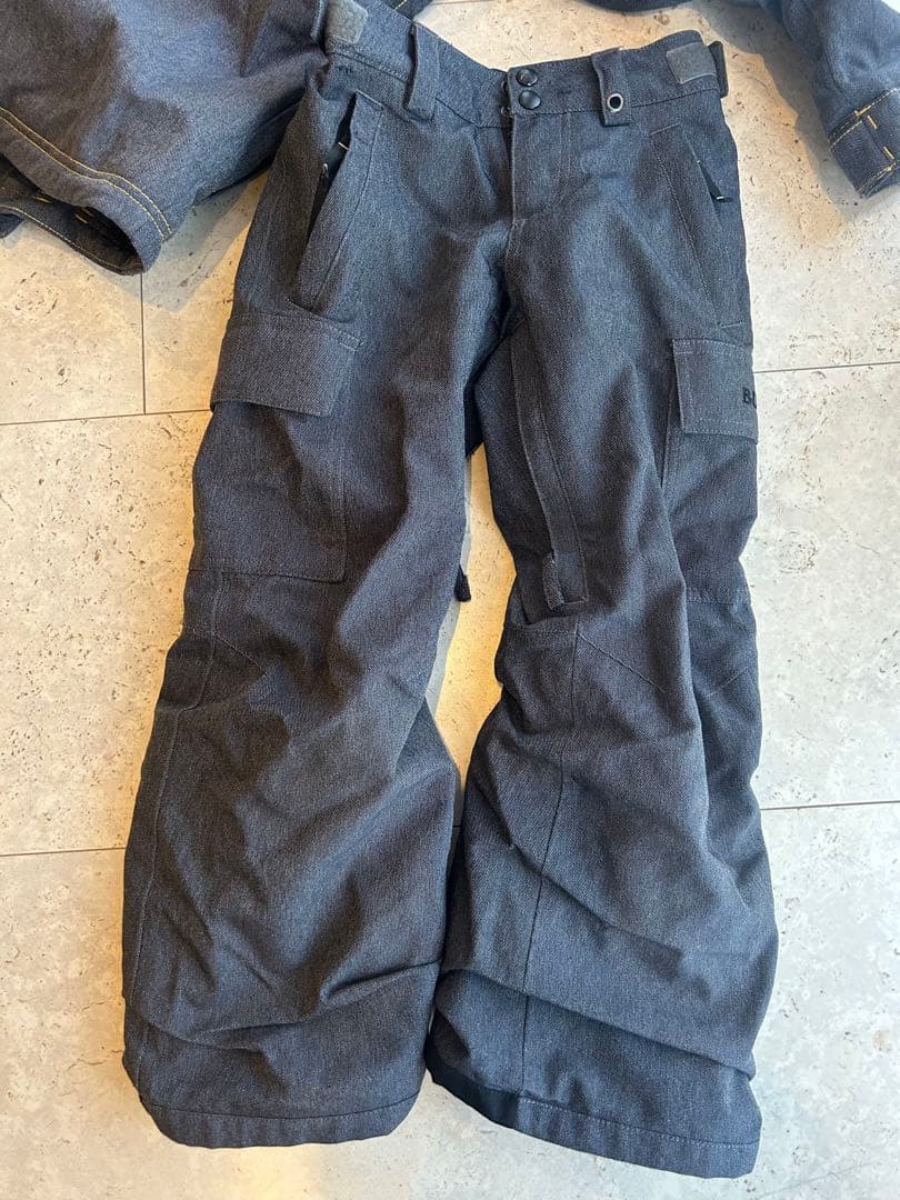 BURTON フード付きジャケット パンツセット子ども用 ダークブルー　XS