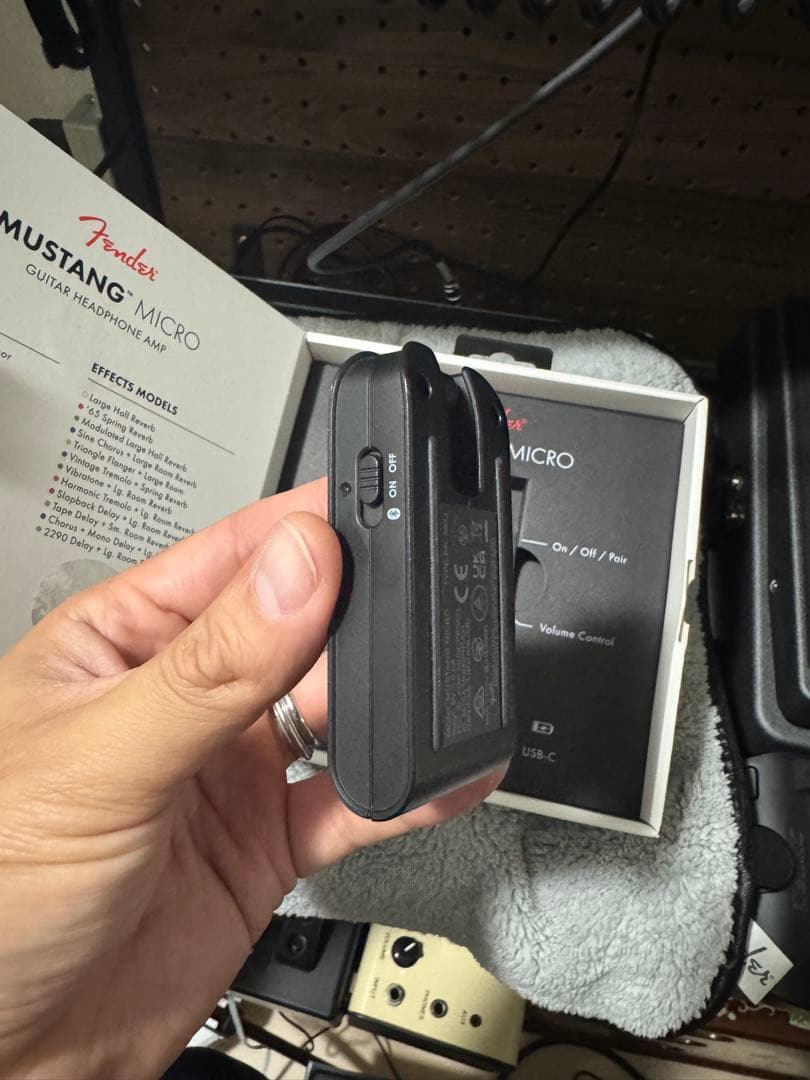 Fender Mustang Micro ギター用ヘッドフォンアンプ