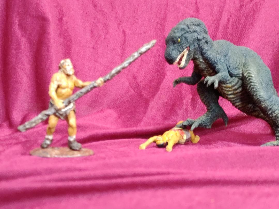 恐竜グワンジ　エクスプラス　恐竜100万年オリジナル模型付　アロサウルス