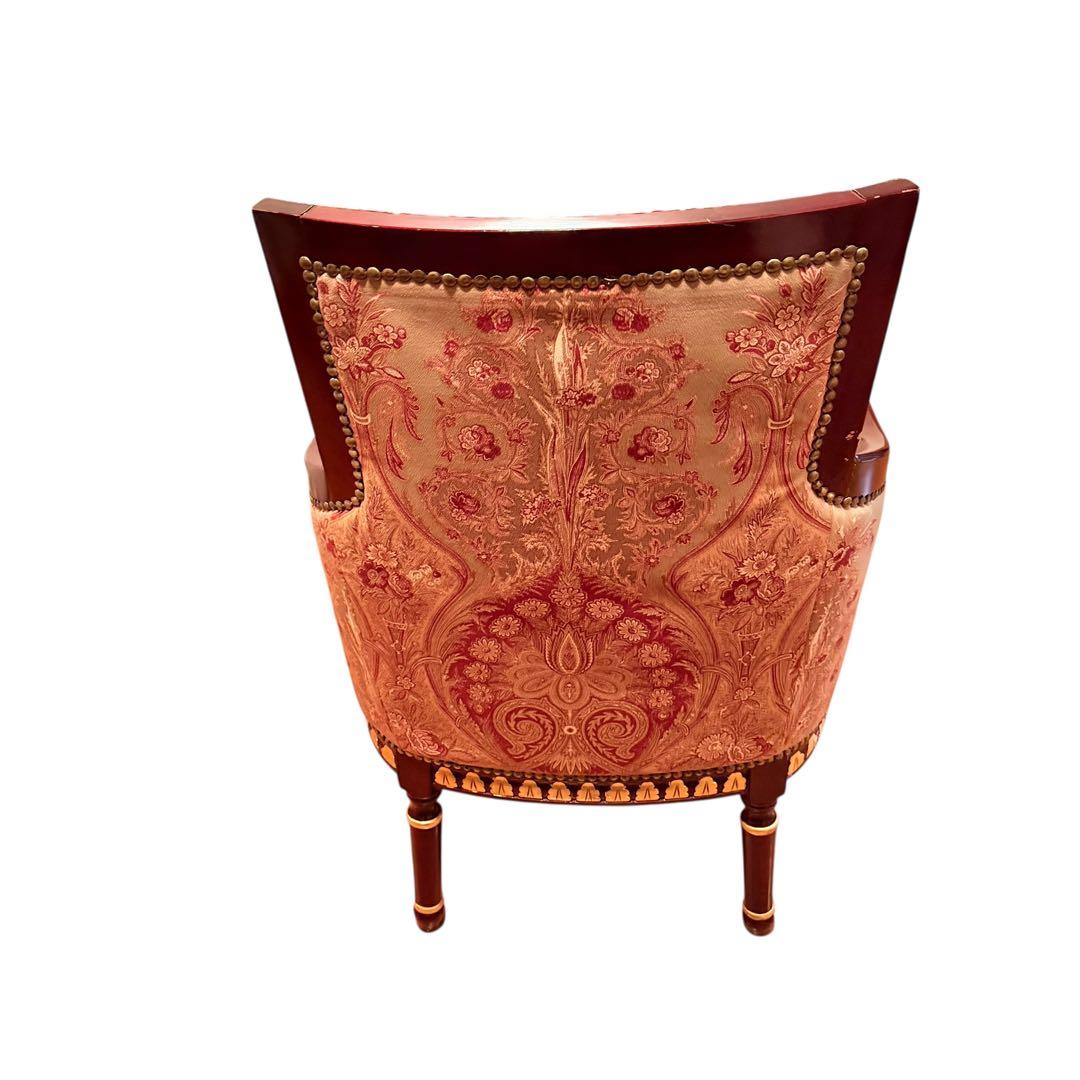 高級 無垢 ルイ16 サロンチェア ゴブラン フレンチ 店舗 什器 アンティーク