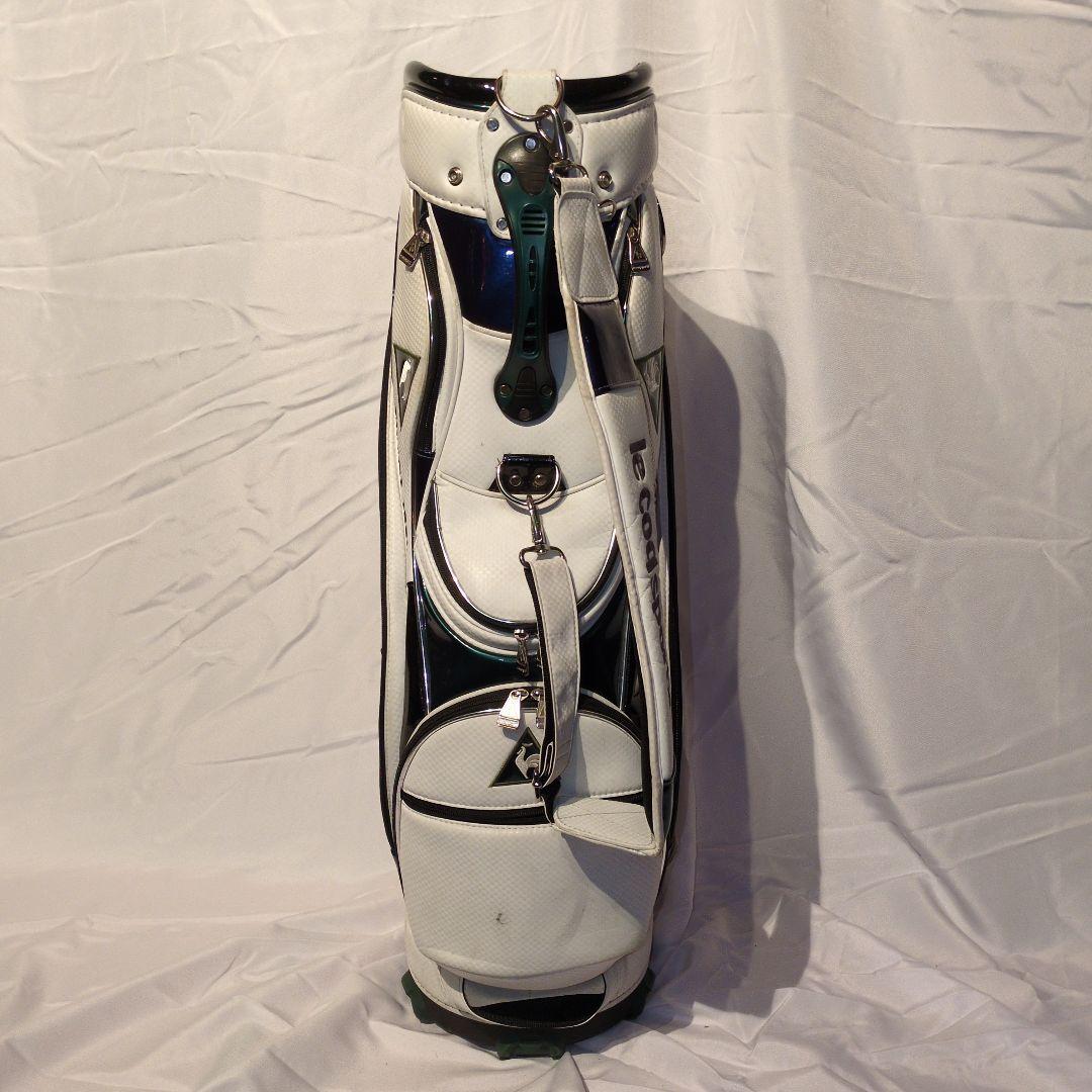 ルコックスポルティフ ゴルフ キャディバッグ９型【ホワイト】美品！