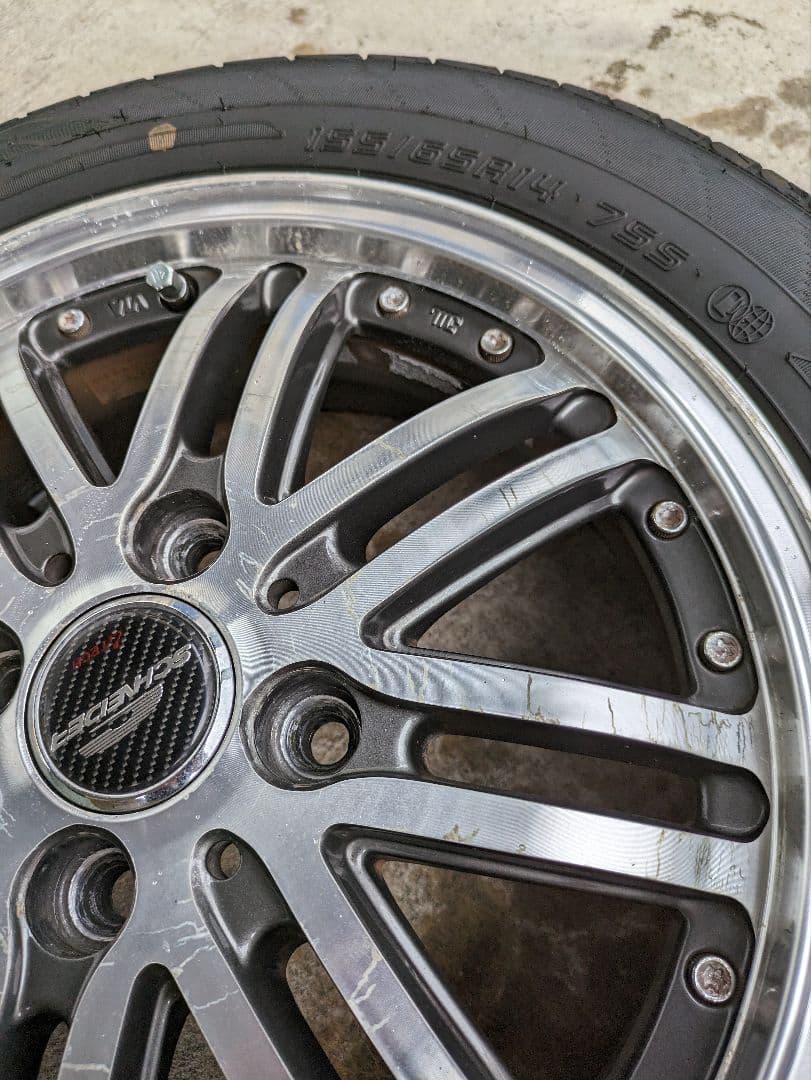 14インチシュナイダー　 ホイールタイヤセット 　2個口②　限界価格です！