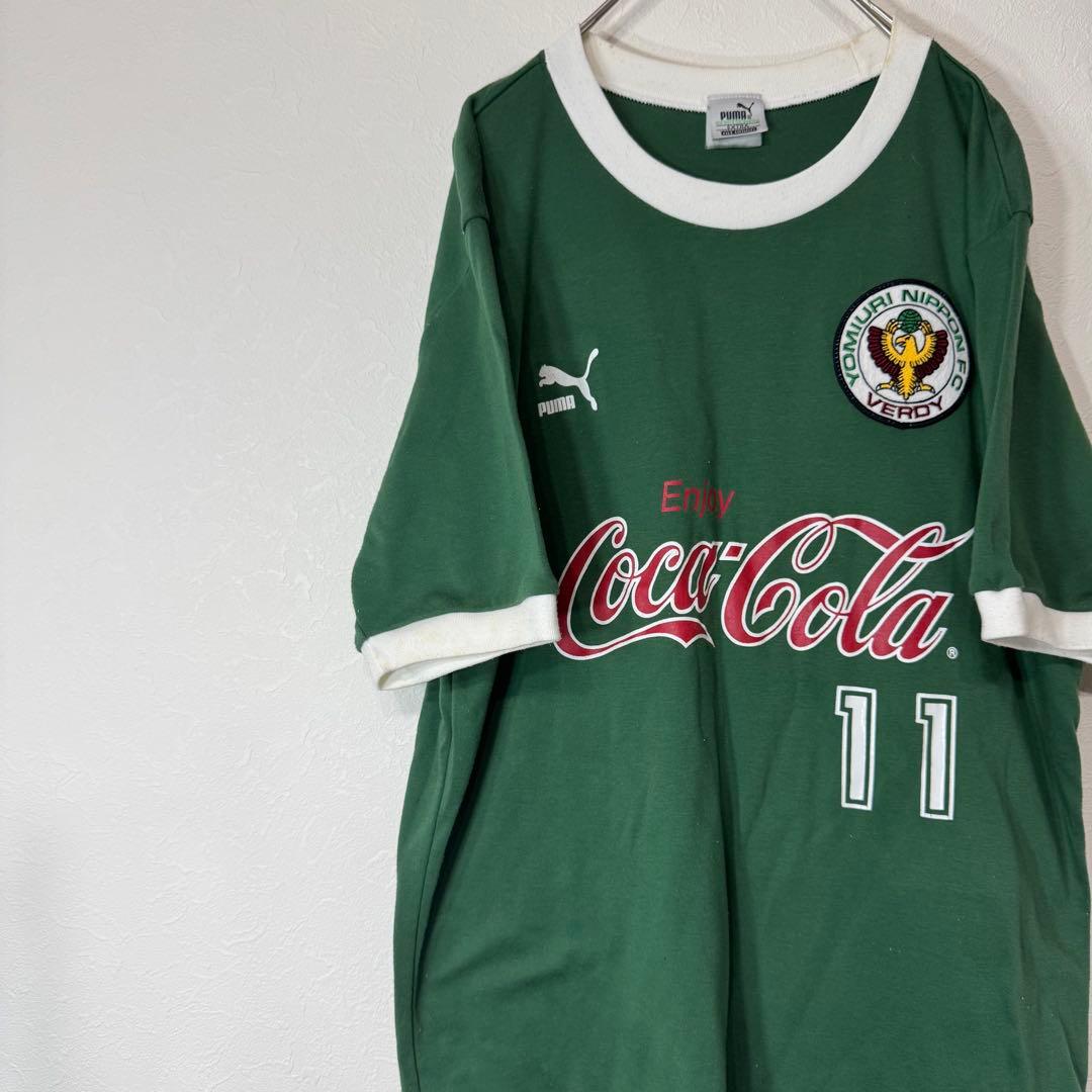 激レア 読売クラブ Tシャツ ユニフォーム 三浦知良 ヴェルディ川崎 PUMA