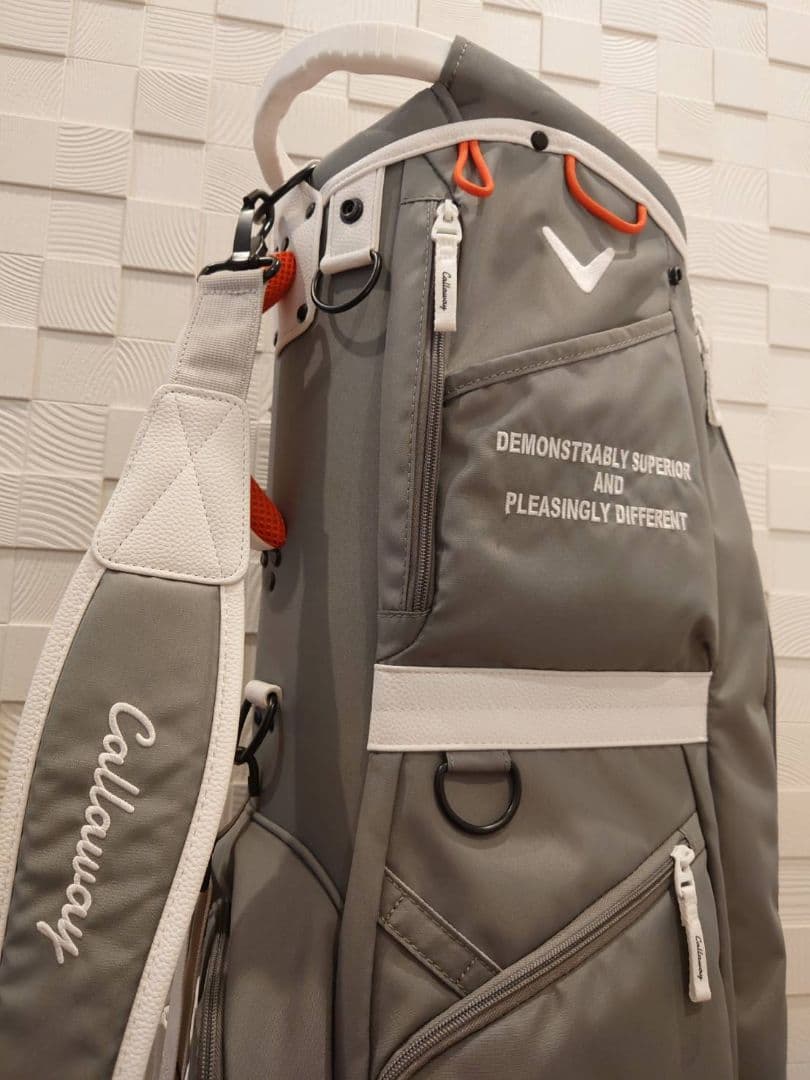 Callaway ゴルフキャディバッグ グレー９．５型（47インチ対応）