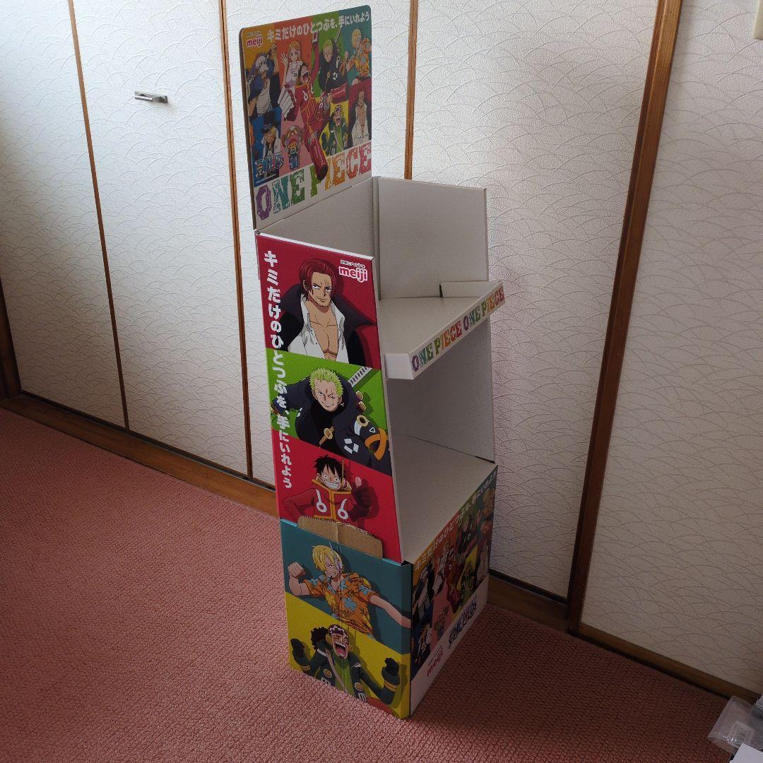 オマケ付き　明治非売品　ワンピースフロア什器×1台