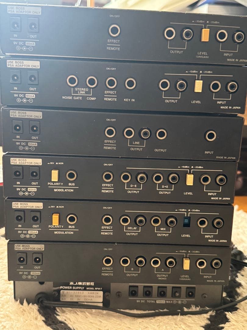 BOSS micro rack series 7つセット