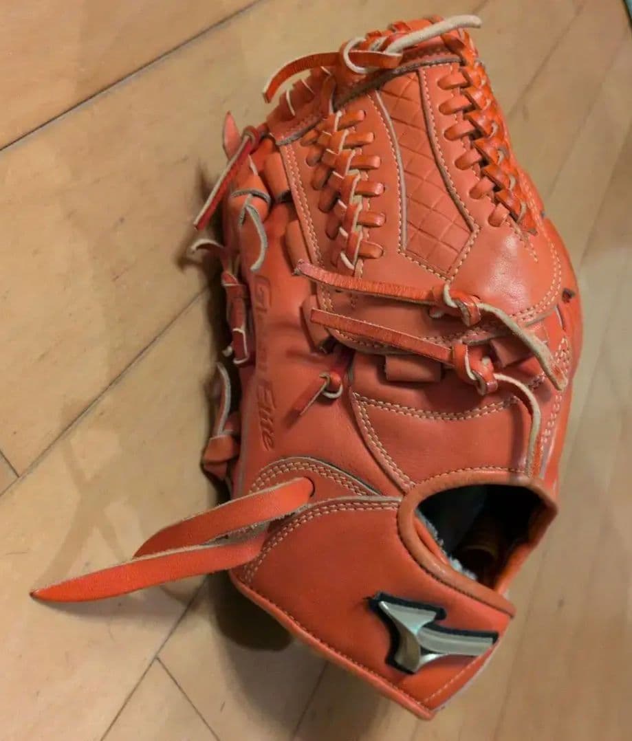 ミズノ　Global Elite 　一般用軟式グローブ 　オレンジ　左用