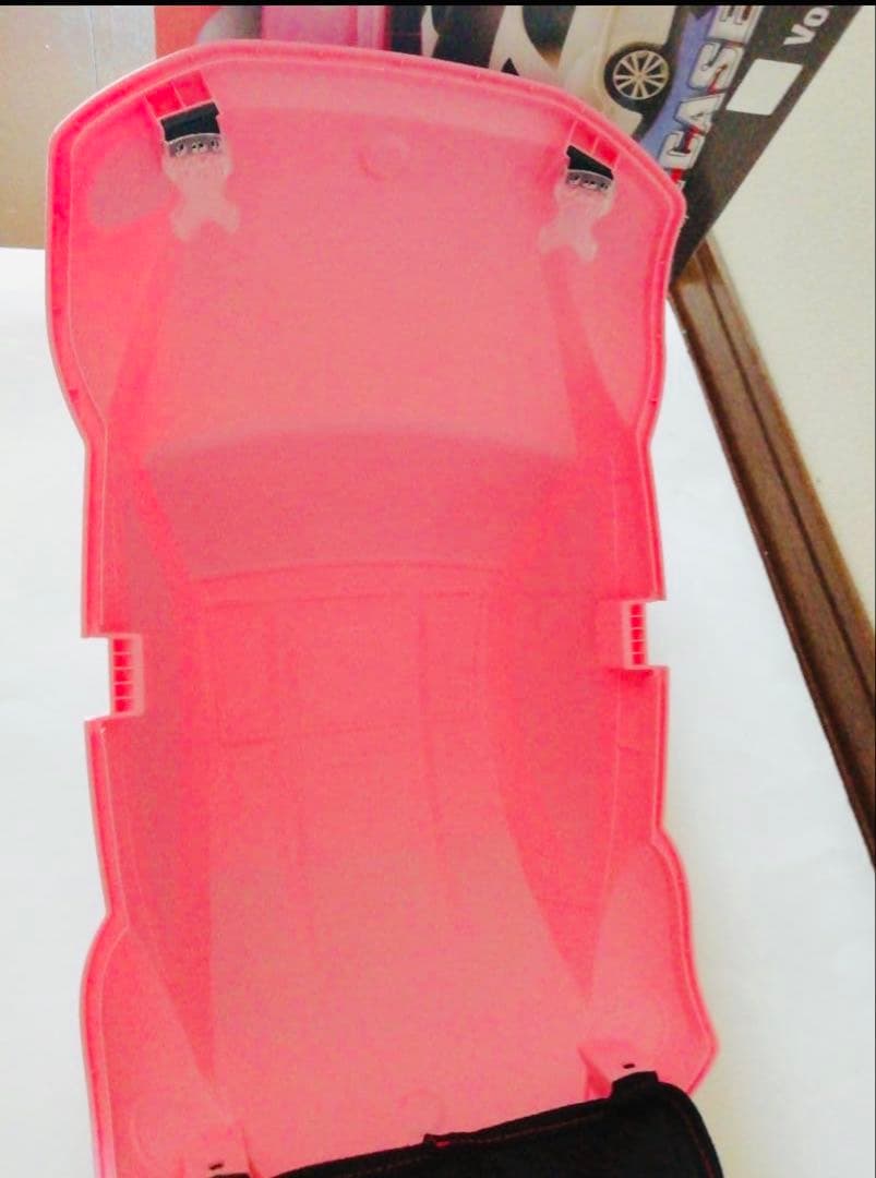 ライダースキッズキャリーケース フォルクスワーゲン ビートル ピンク100322