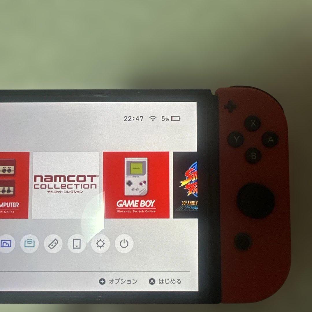 Nintendo Switch　有機EL モデル本体キット　マリオレッド