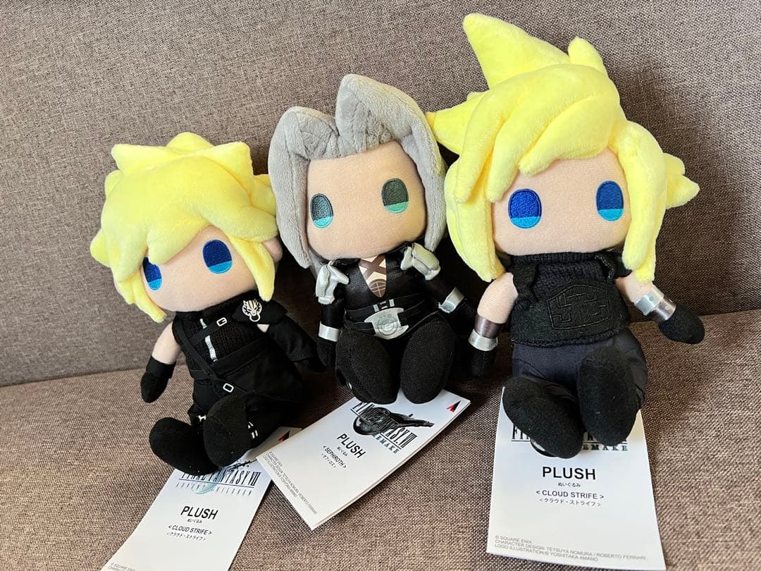 ファイナルファンタジー7 FF7 ac クラウド　セフィロス　ぬいぐるみ