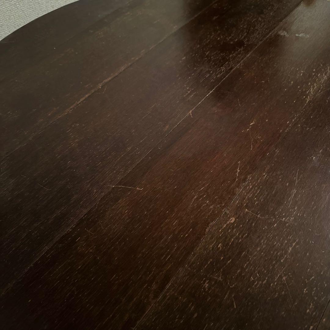 和製　アンティーク　丸テーブル