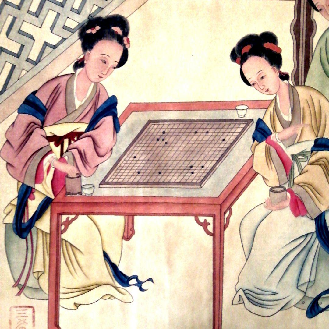 中國保利國際拍賣行印 中国明代名家唐寅古宮廷絵